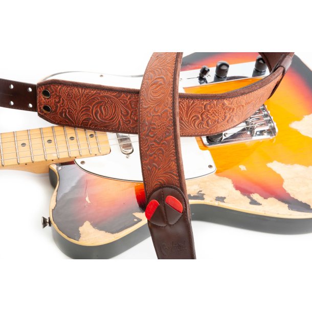 RightOn! Sandokan-60 Light Brown Guitar Strap